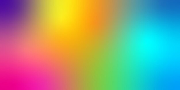 Rainbow gradient banner design