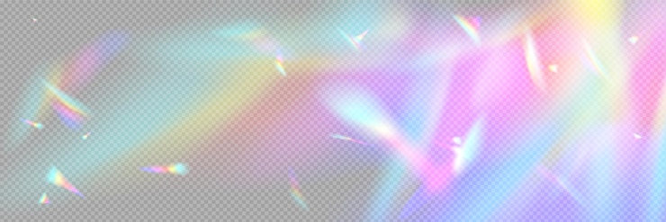 Free Vector rainbow light flare effect