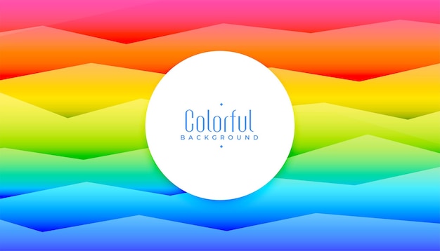 Free vector rainbow pastel colorful background in geometric style