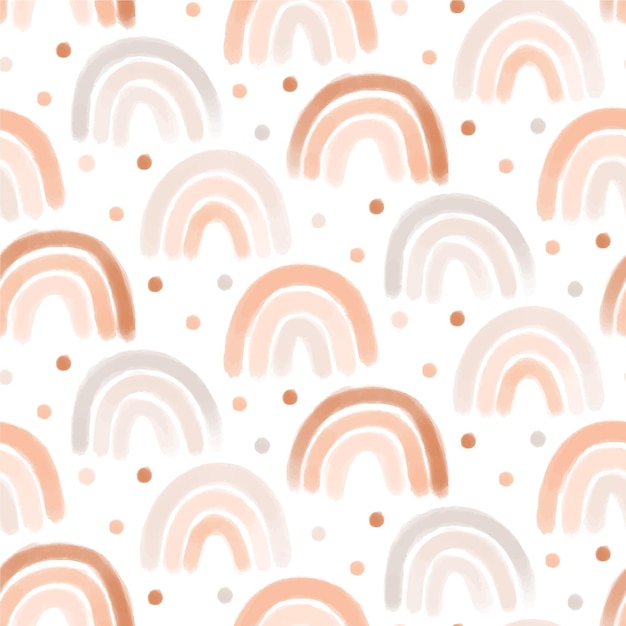 Free vector rainbow pattern design