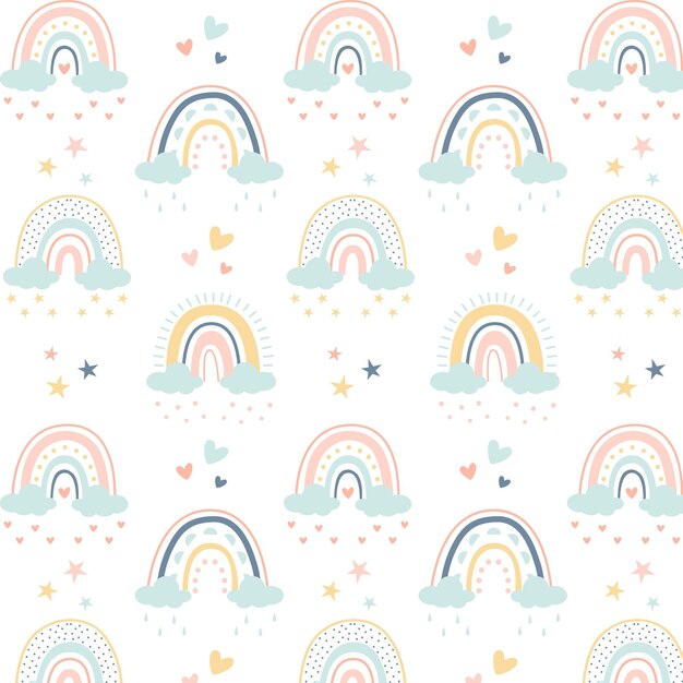 Rainbow pattern design