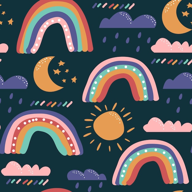 Rainbow pattern design