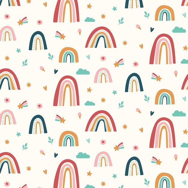 Rainbow pattern design