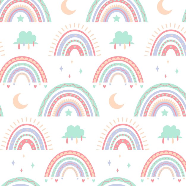 Rainbow pattern design