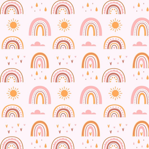 Rainbow pattern design