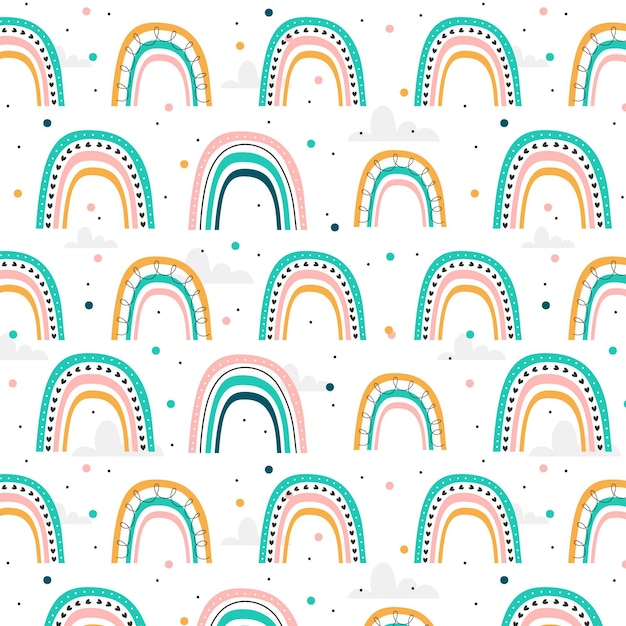 Rainbow pattern design