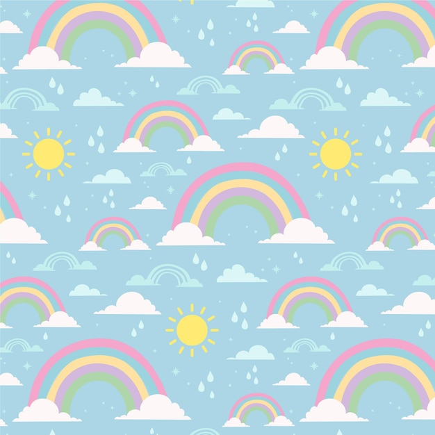 Rainbow pattern design