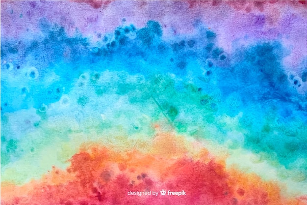 Free vector rainbow in tie dye style background