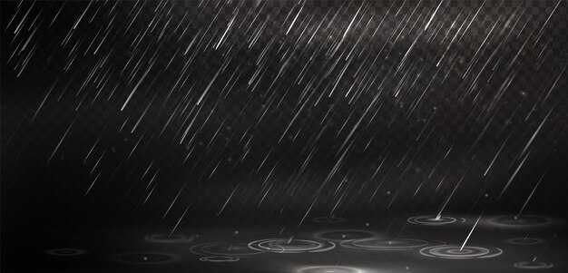 Rainy effect with diagonal white streaks