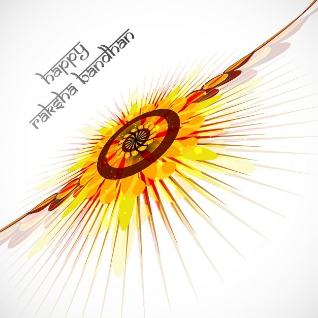 मुफ़्त वेक्टर raksha bandhan background in modern style