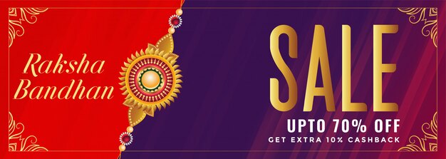 Raksha bandhan discount banner 