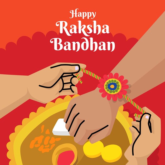 Raksha Bandhan 추첨 컨셉입니다