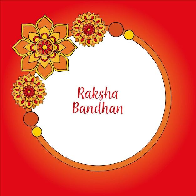 Free vector raksha bandhan drawing