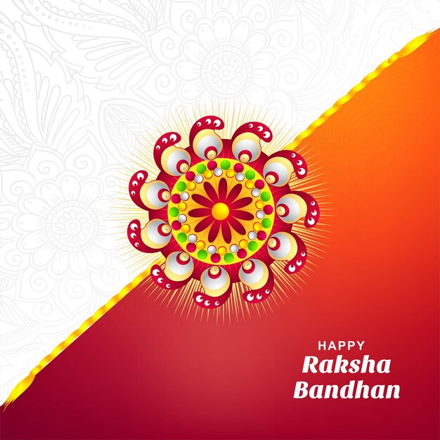 Raksha bandhan festival greeting card background