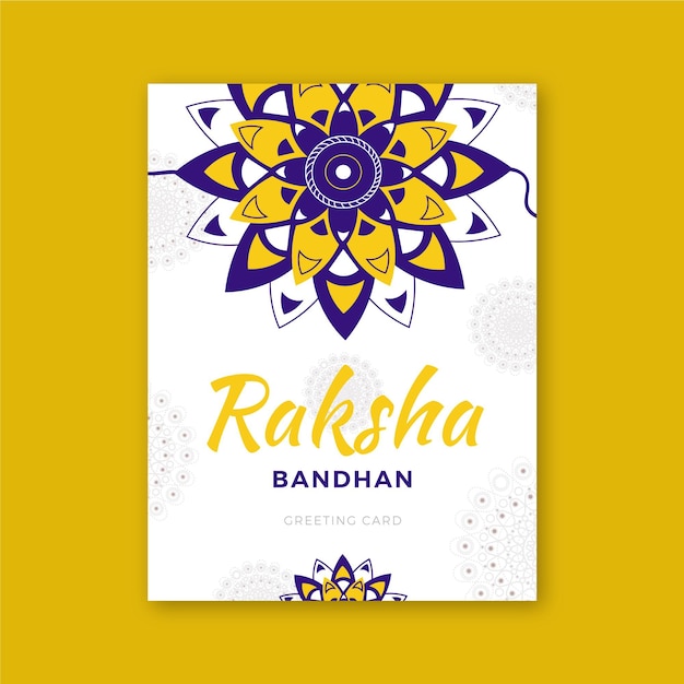 Raksha bandhan greeting card theme