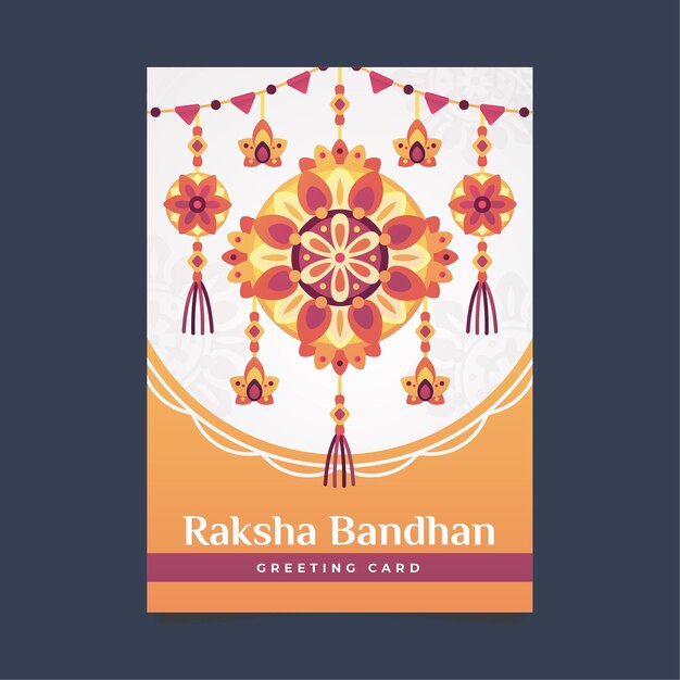 Raksha bandhan greeting card