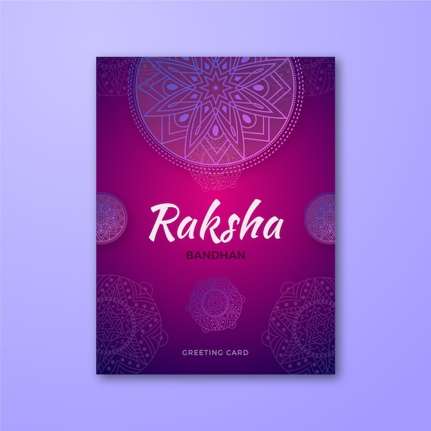 Raksha bandhan greeting card