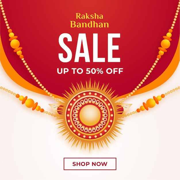 Concetto di vendita di raksha bandhan