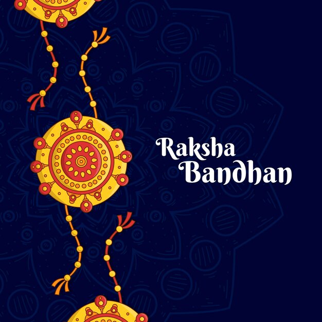 Raksha bandhan with decoration