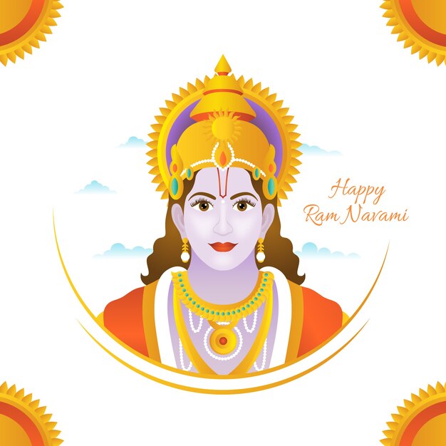 Ram navami illustration background