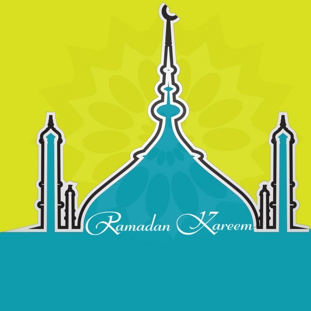 Vettore gratuito disegno di sfondo ramadan kareem