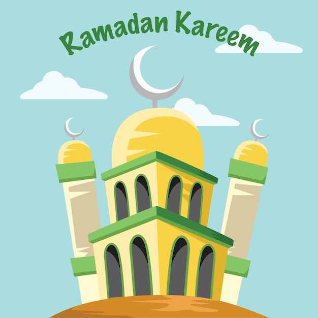 Disegno di sfondo il ramadan