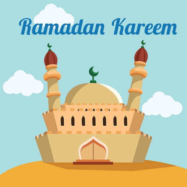 Бесплатное векторное изображение Рамазан дизайн