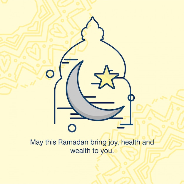 Free vector ramadan background