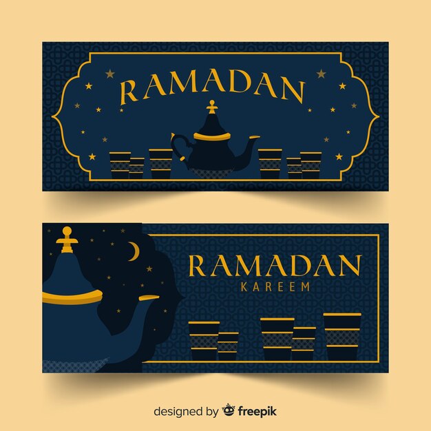 Bandiere del ramadan