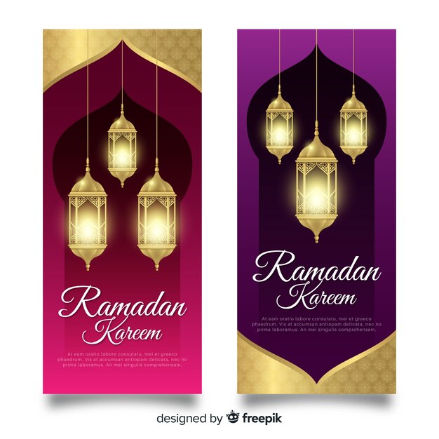 Ramadan banners