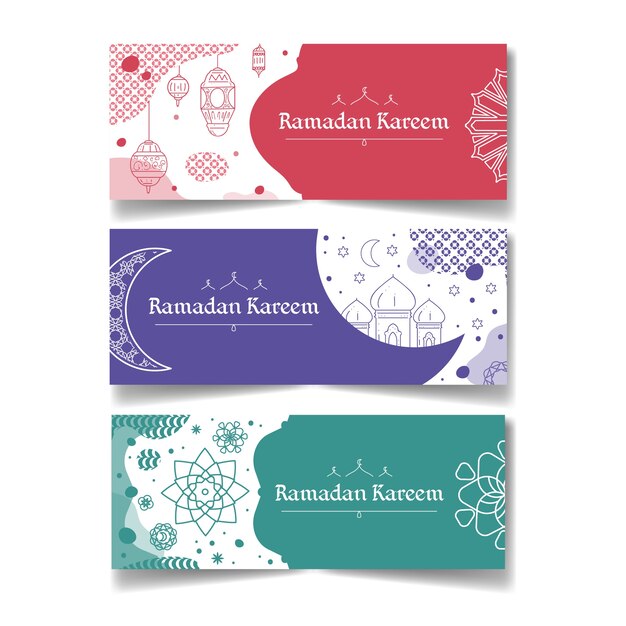 Ramadan banners