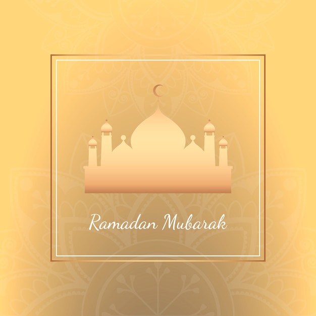 Free Vector Ramadan Card Illustration