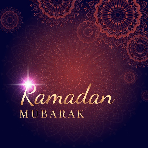 Free vector ramadan card illustration