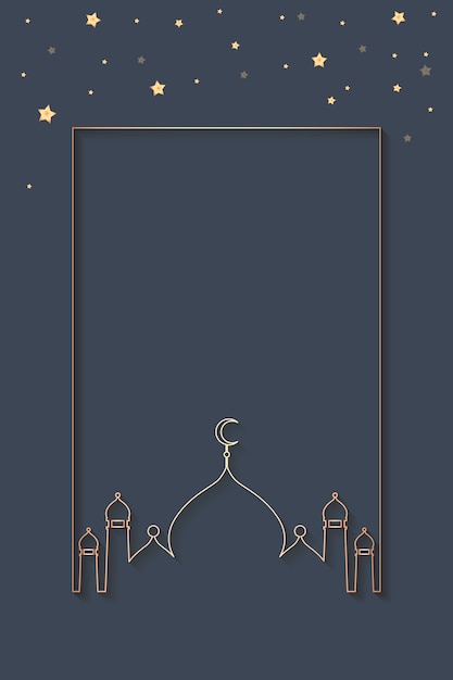 Ramadan framed background design