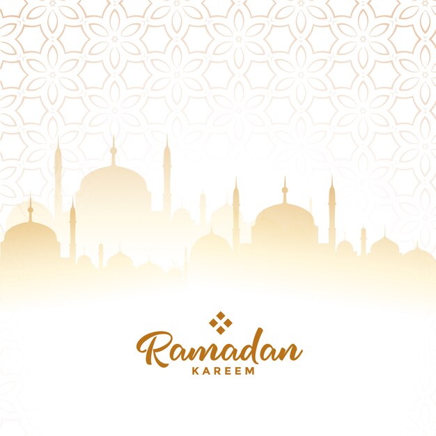 Ramadan kareem arabic festival card background