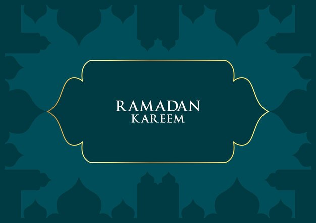 Free vector ramadan kareem background