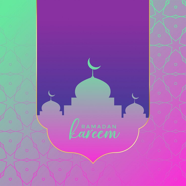 Бесплатный Вектор ramadan kareem креативный старинный приветственный фон