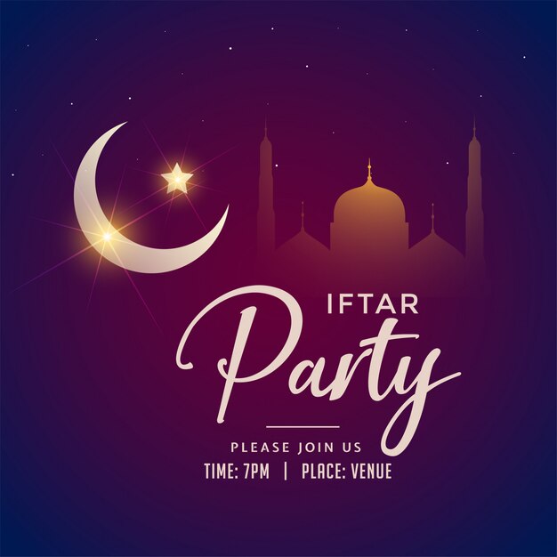 ramadan kareem iftar party background