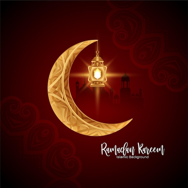 Free vector ramadan kareem islamic festival beautiful greeting background