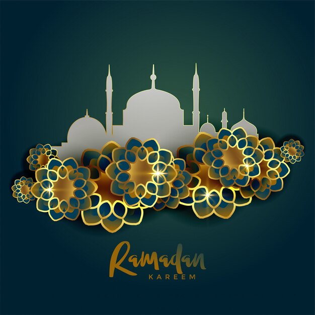 Рамадан карим исламский фон приветствия