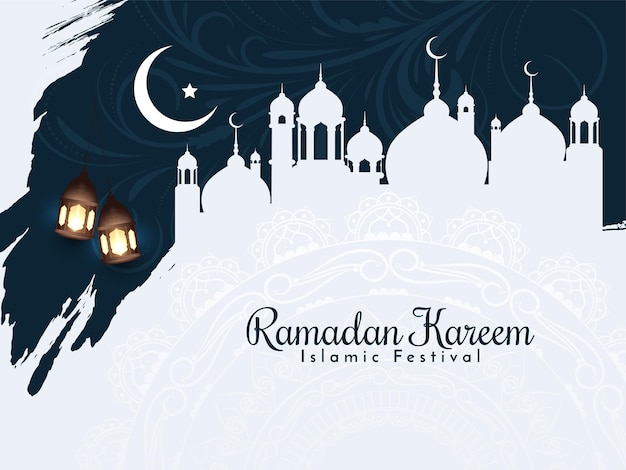 Free vector ramadan kareem islamic religious classic background design vector