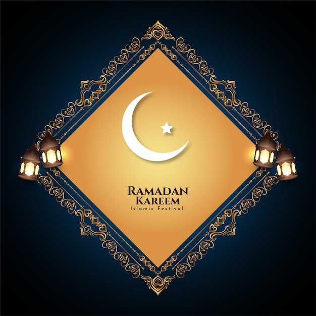 Ramadan Kareem Islamic religious festival background