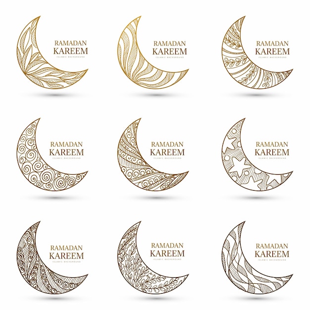 Ramadan Kareem Moon Set