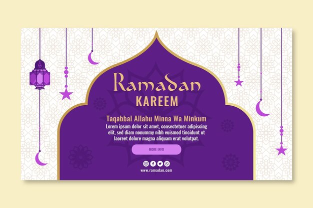 Ramadan landing page template