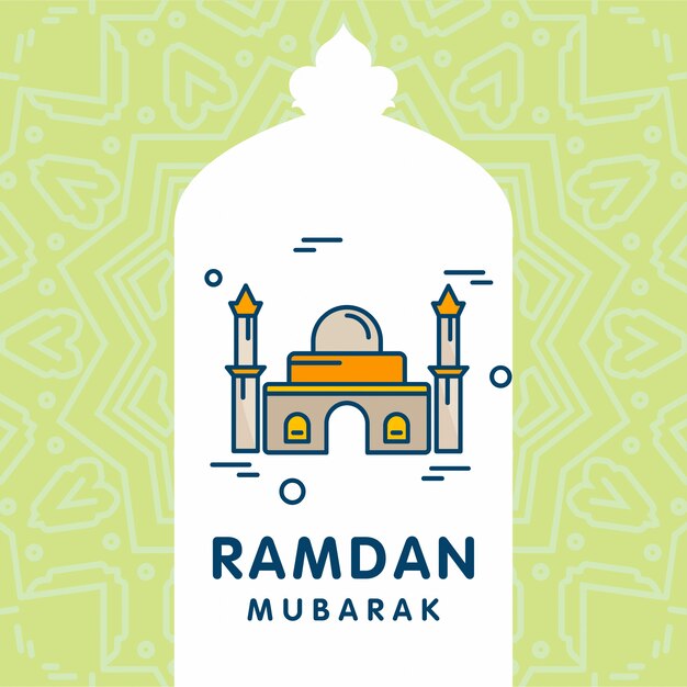 ramadan mubarak template