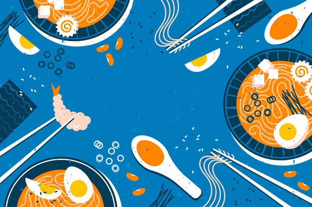 シーフードデザインテンプレート 手描きのシーフードイラスト 刻まれたスタイルの食べ物 レトロな海の動物の背景 プレミアムベクター