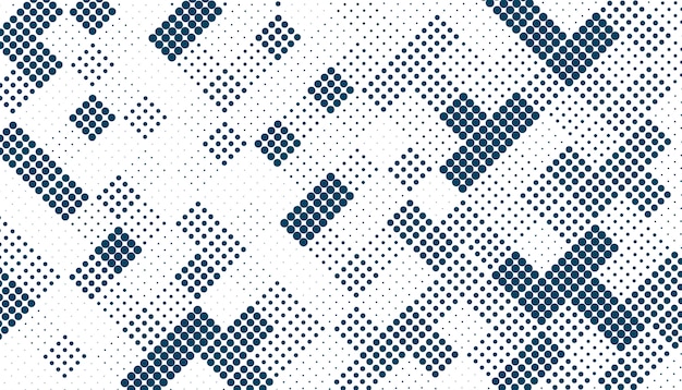 Random square halftone pattern