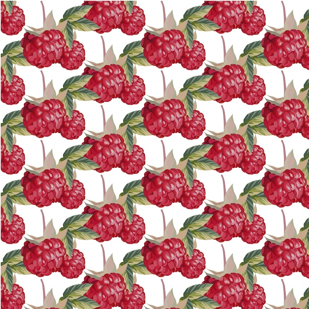 Raspberry pattern background