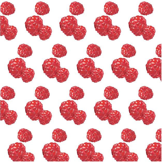 Raspberry pattern background