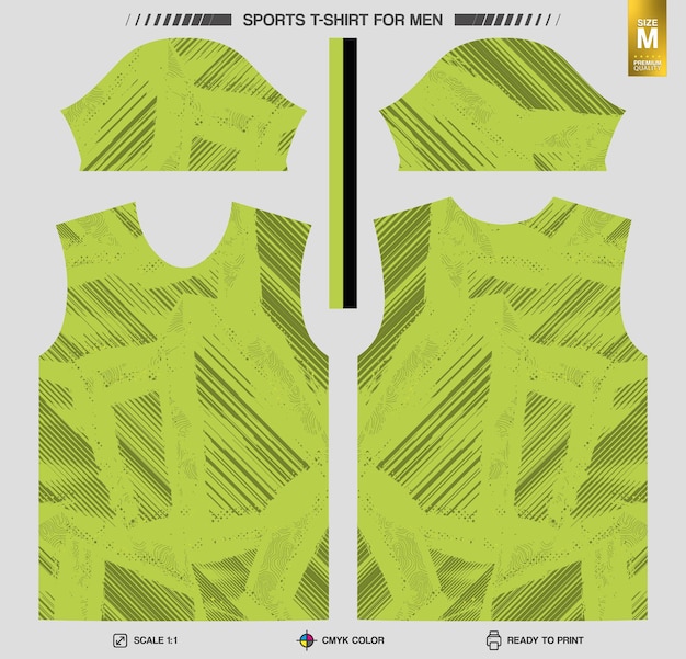 Free vector ready to print sports t-shirt